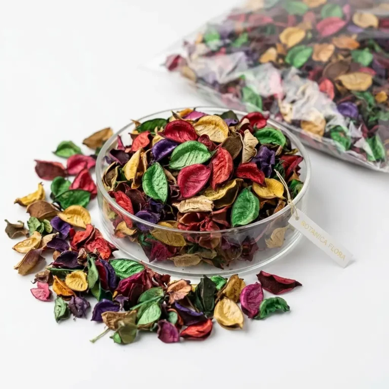 گل خشک رنگی بسته‌ای ۸۰۰ گرم